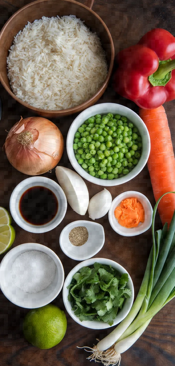 Ingredients photo for Mackerel Fried Rice Recipe