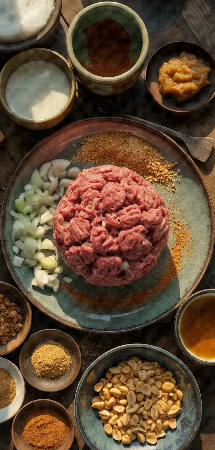 Ingredients photo for Massaman Meatloaf Recipe