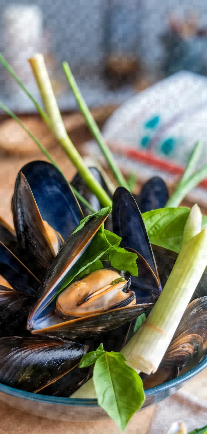 Photo of Mussels With Thai Herbs Recipe