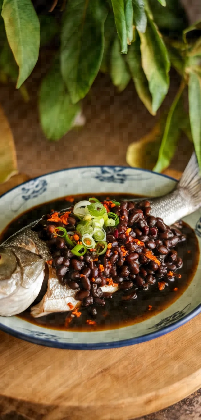 Steamed Fish Black Bean Sauce Recipe