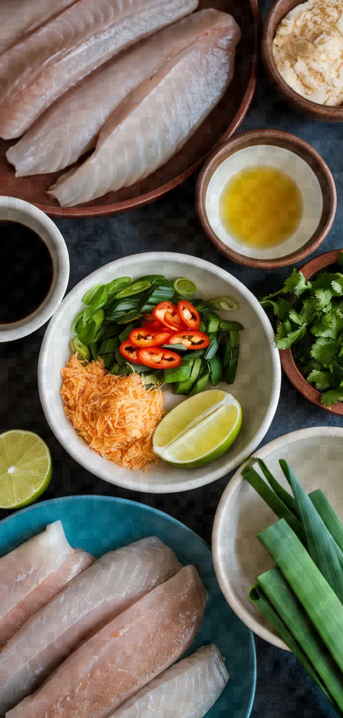 Ingredients photo for Steamed Fish Thai Miso Recipe