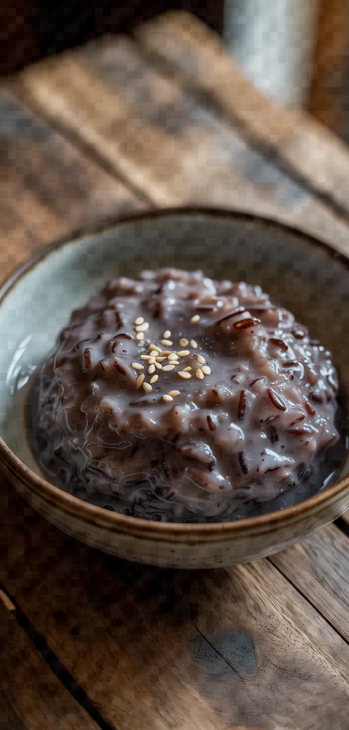 Photo of Black Sticky Rice Pudding Recipe