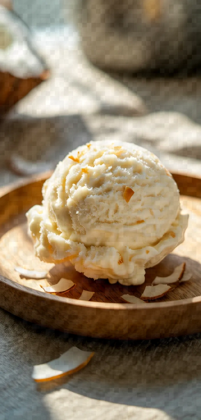 Photo of Coconut Ice Cream Recipe